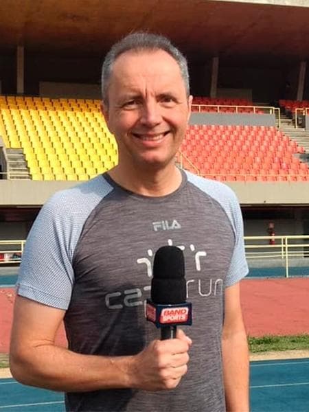 Ricardo Capriotti concluindo uma corrida